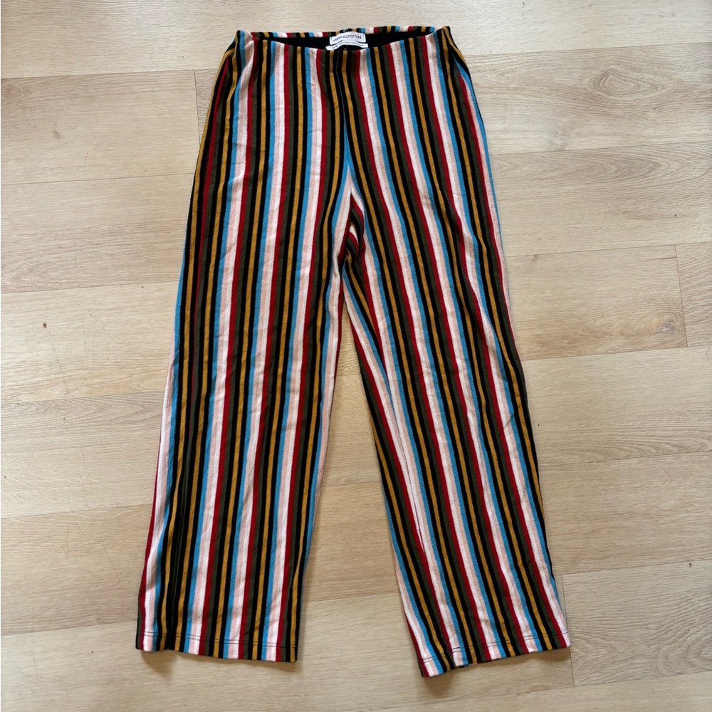 urban outfitters size xsmall wide leg - Multicolor Striped Pant